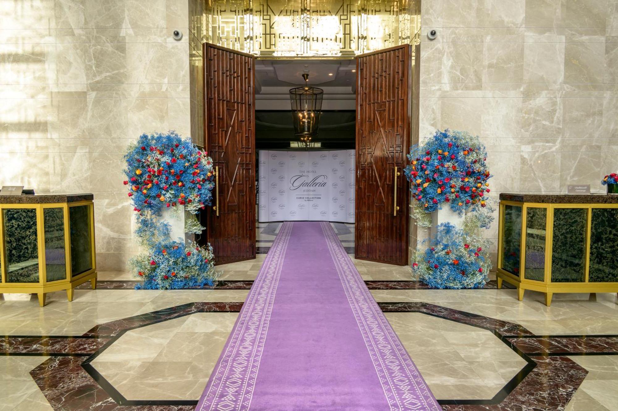 The Hotel Galleria Jeddah, Curio Collection By Hilton Exteriér fotografie The entrance to the ballroom